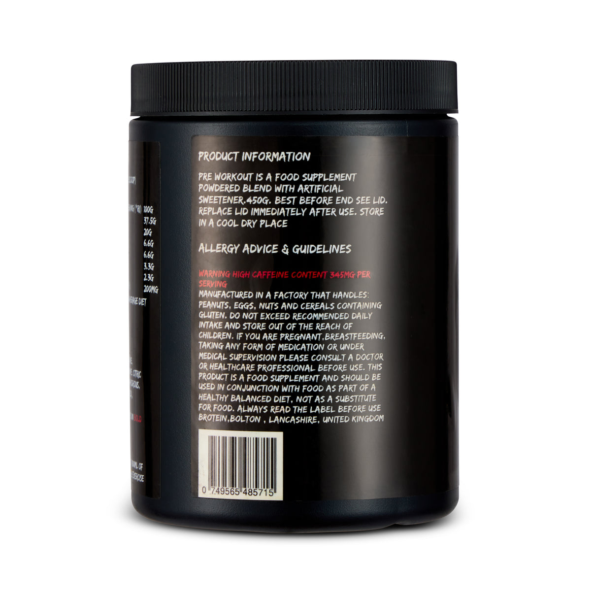 Fruit Punch Pre-Workout Pro 450g