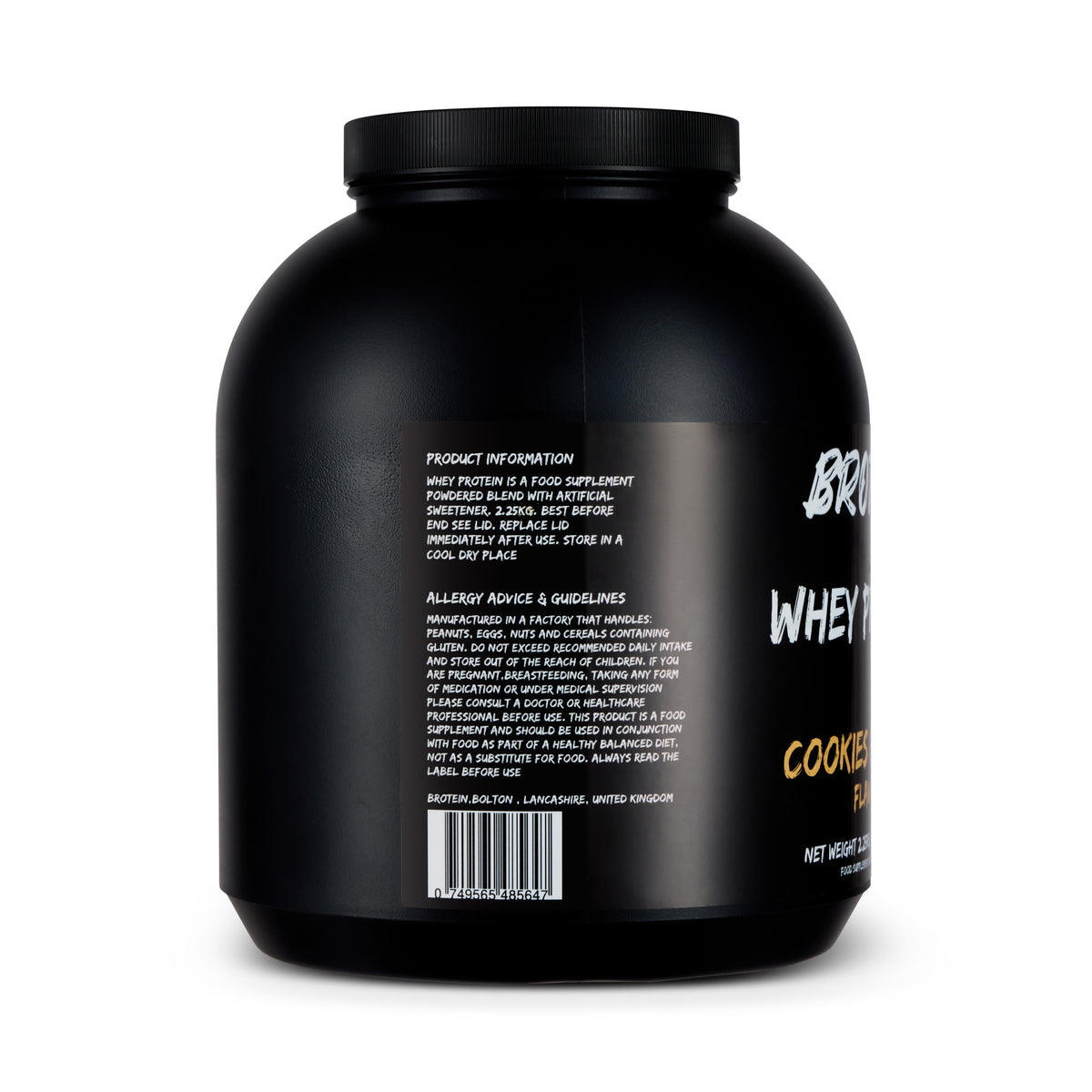 Cookies & Cream Whey Protein Powder 2.25kg