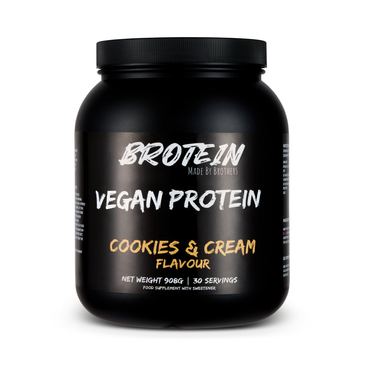 Vegan Cookies & Cream Protein Powder 908g