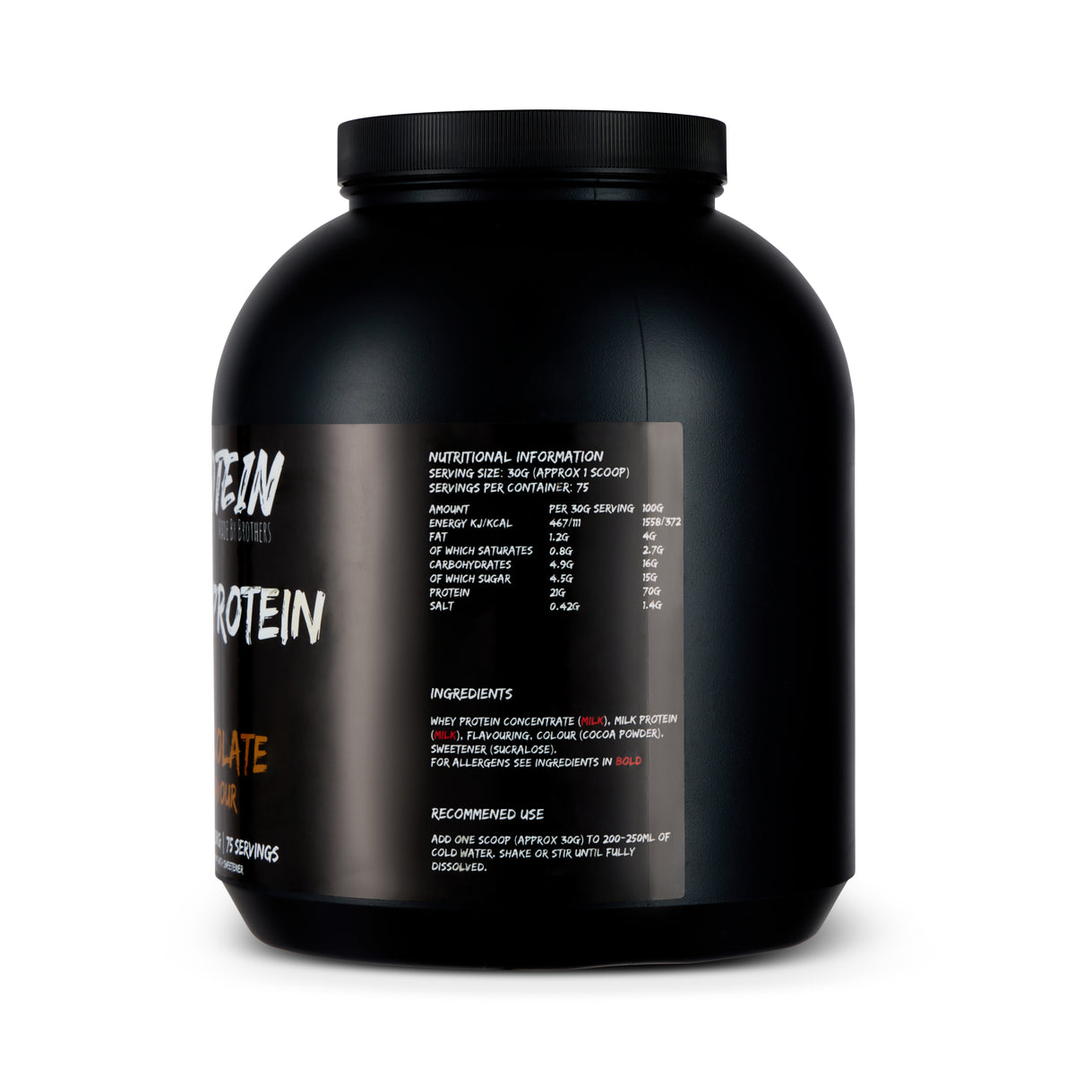 Chocolate Whey Protein Powder 2.25kg