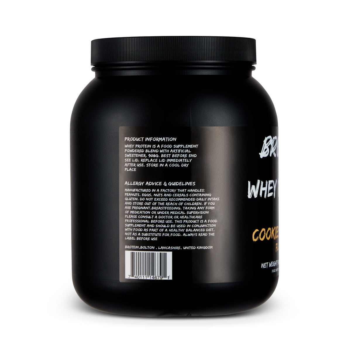 Cookies & Cream Whey Protein Powder 908g