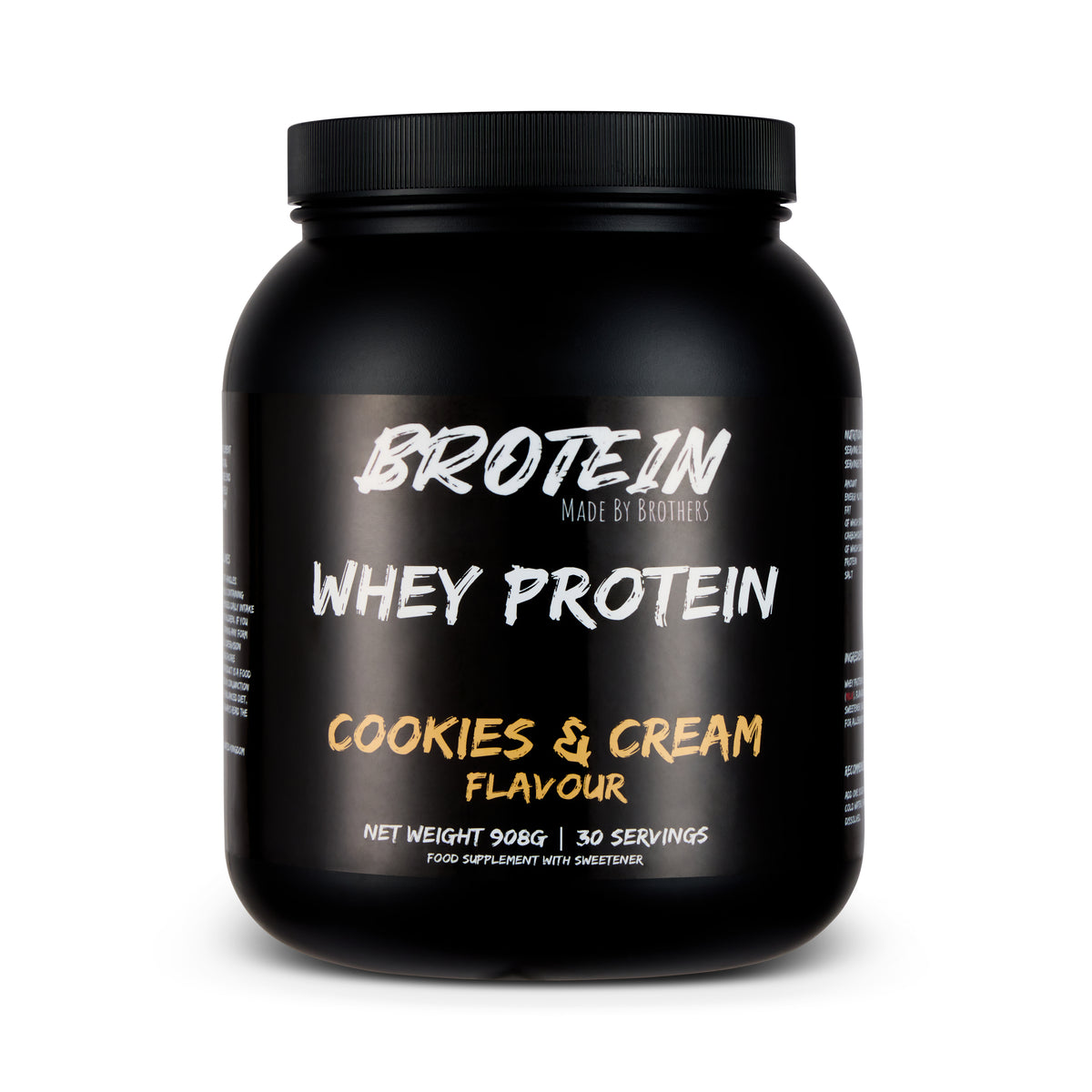 Cookies & Cream Whey Protein Powder 908g